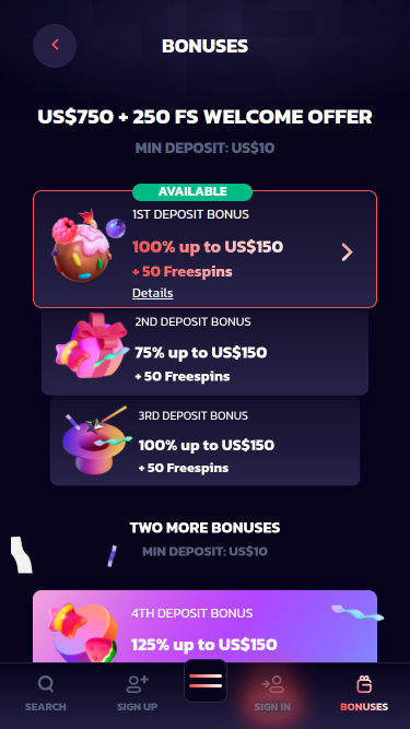 21Bit Casino Mobile Promotions