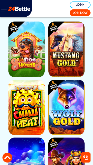 24Bettle Casino Mobile Drops and Wins