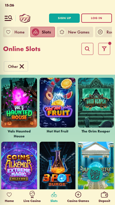 777 Casino Mobile Games