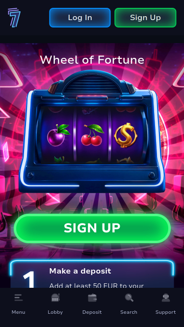 7Bit Casino Mobile Wheel of Fortune