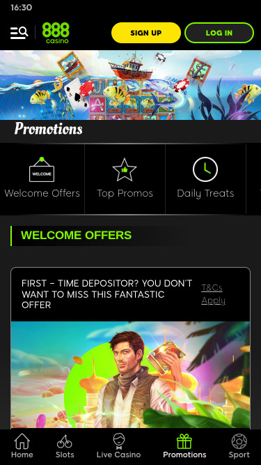 888 Casino Mobile-Aktionen