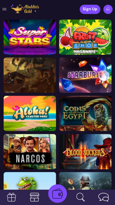 AladdinsGold Casino Mobile Games