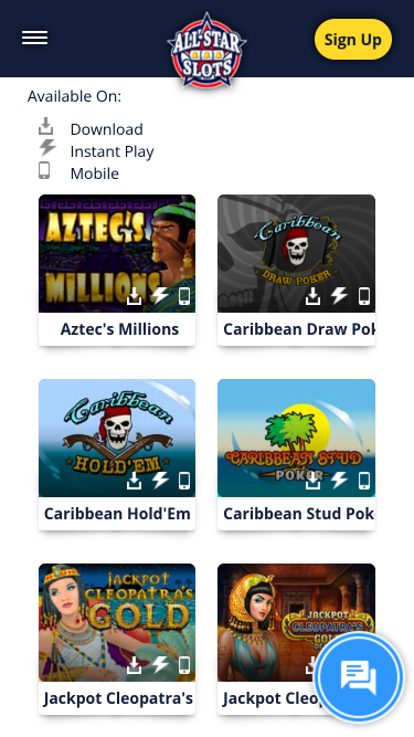 All Stars Slots Casino Mobile Jackpot