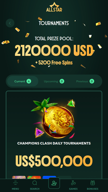 AllStar Casino Mobile Tournaments