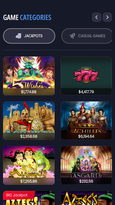 All Stars Slots Casino Mobile Jackpot