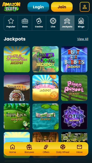 Amazon Slots Casino Mobile Jackpot