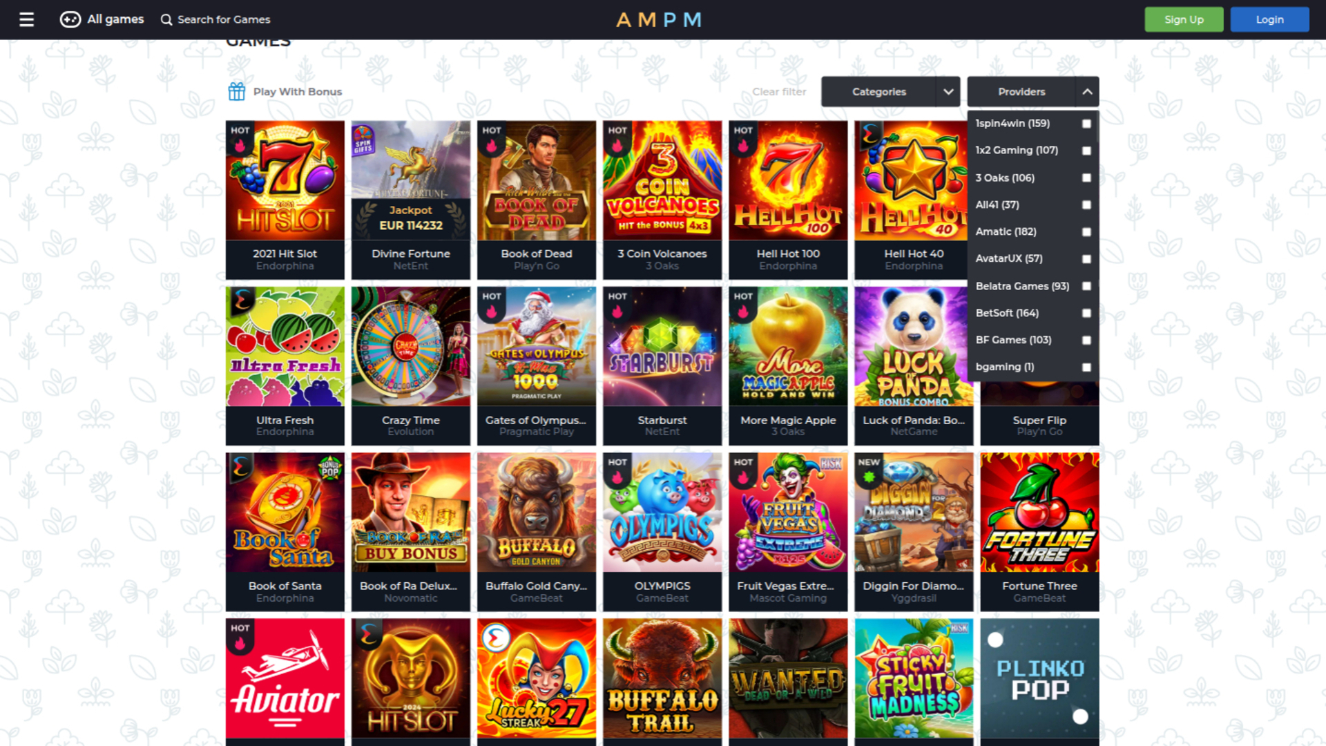 ampm Casino Desktop Game Developers