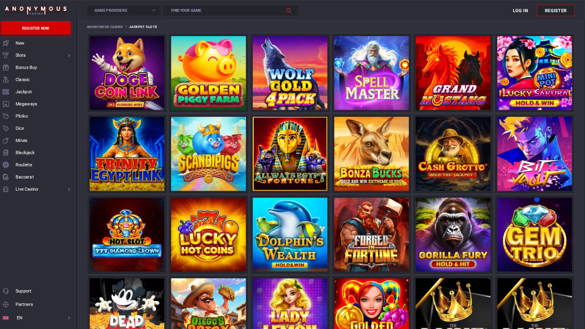 anonymouscasino Desktop Jackpot