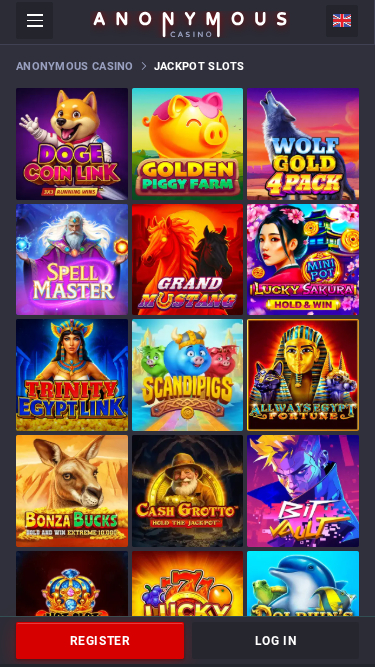 anonymouscasino Mobile Jackpot