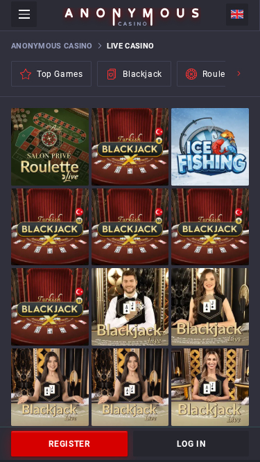 anonymouscasino Mobile Live Dealer
