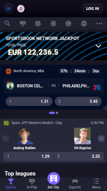 Aphrodite Casino Sports Mobile