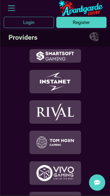 Avantgarde Casino Mobile Game Developers