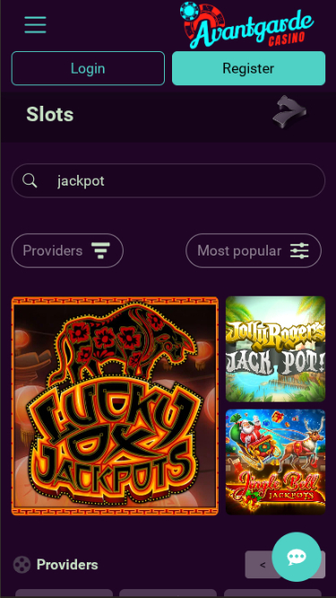 Avantgarde Casino Mobile Jackpot