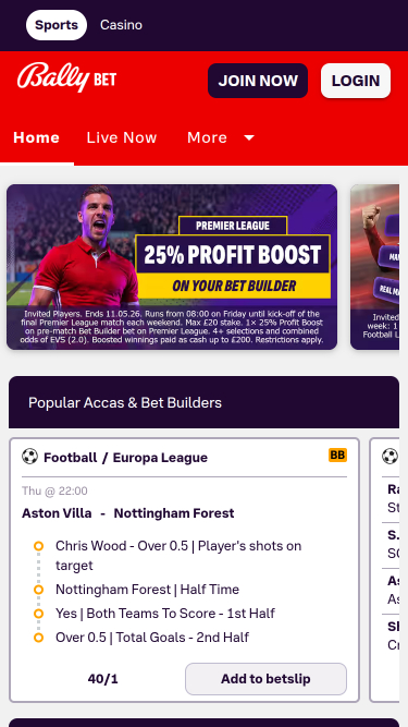 Bally Casino Mobile Sports Betting