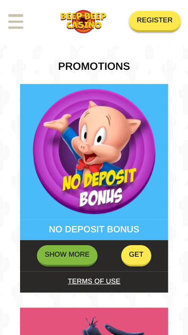 Beep Beep Casino Mobile Promotions