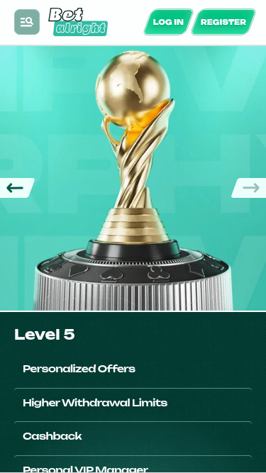 Betalright Casino Mobile VIP Program