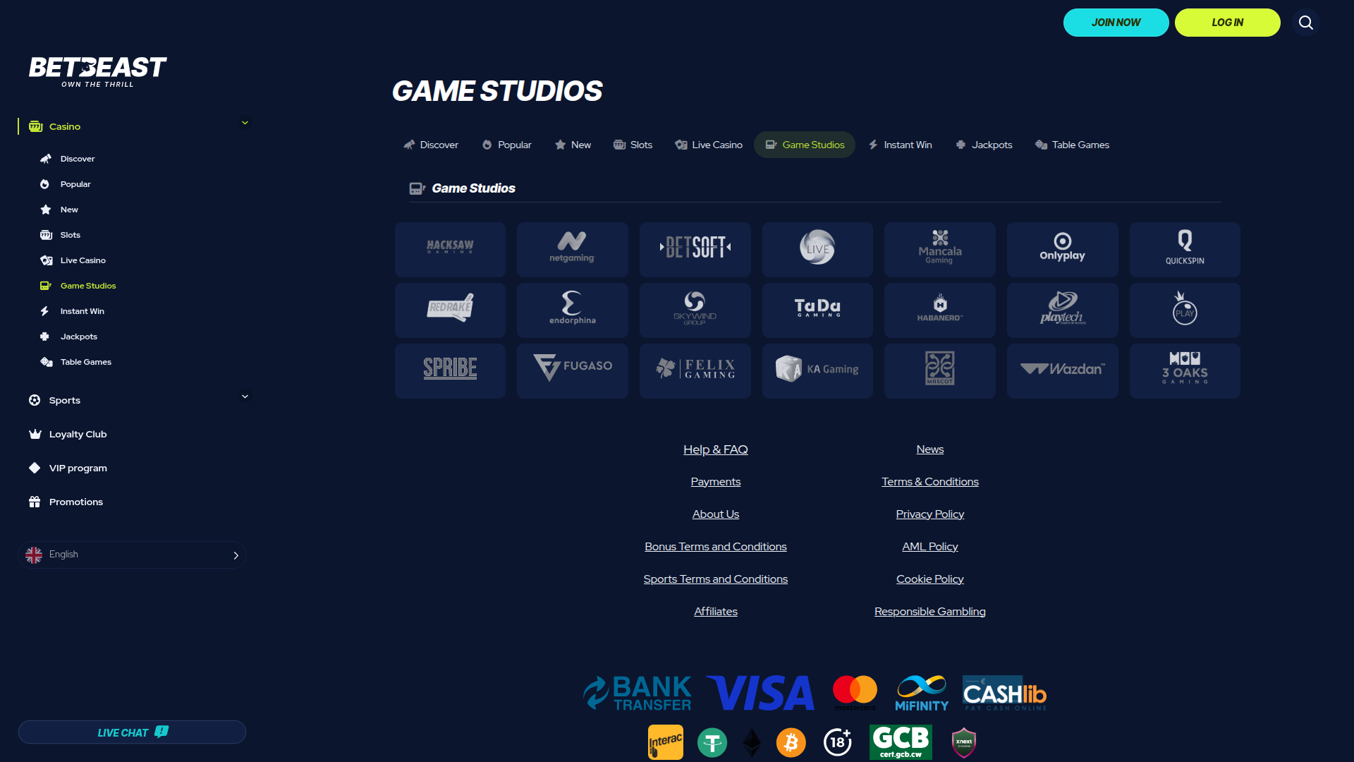 BetBeast Desktop Game Developers