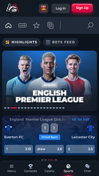 BetFury Casino Mobile Sports