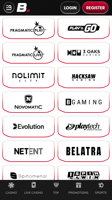 Betista Casino Mobile Game Developers