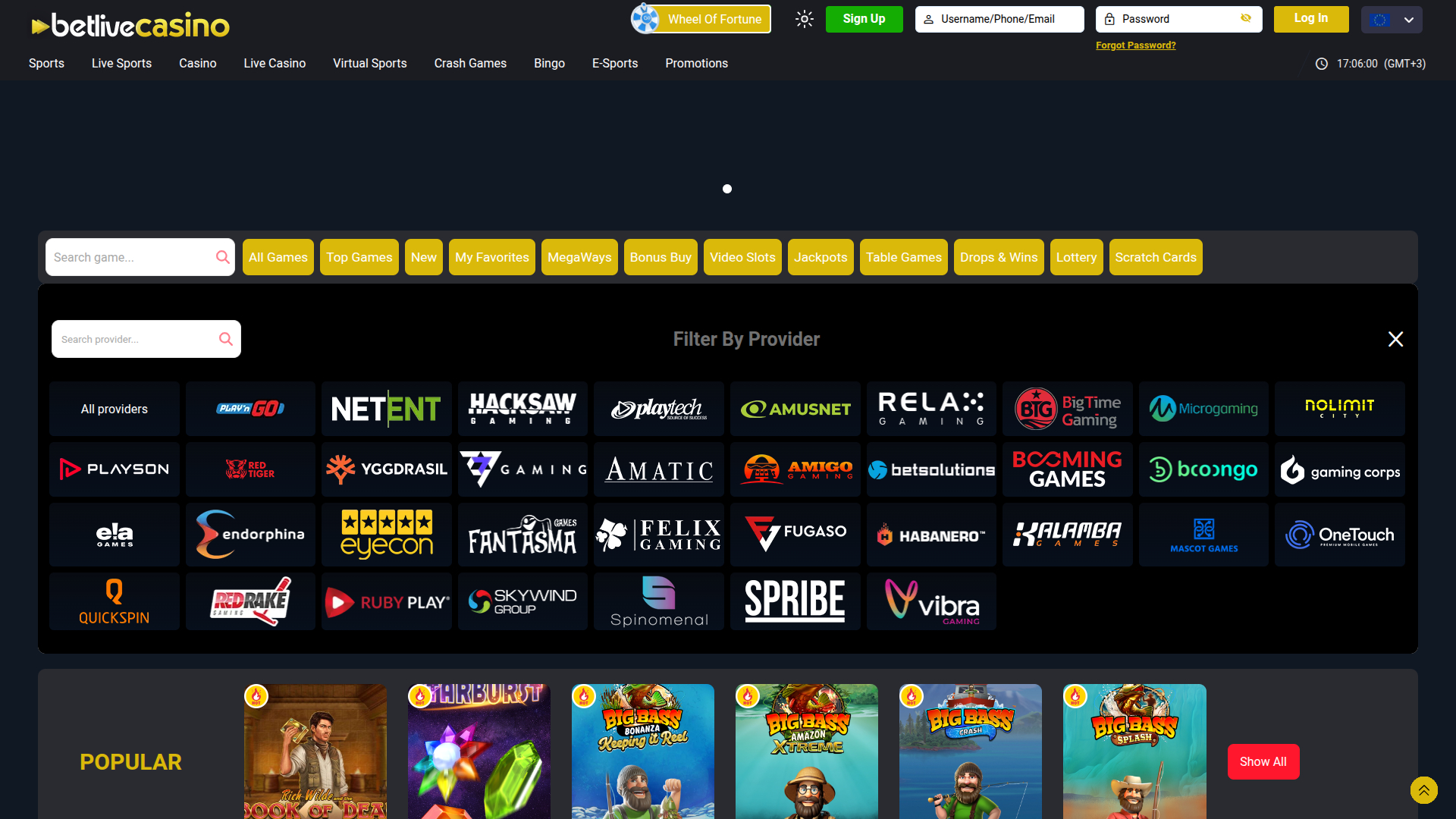 BetLive Casino Desktop Game Developers