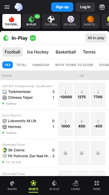 BetMaster Casino Mobile Sports