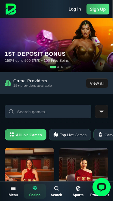 Betportal Casino Mobile Live Dealer
