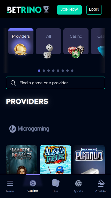 Betrino Casino Mobile Game Developers
