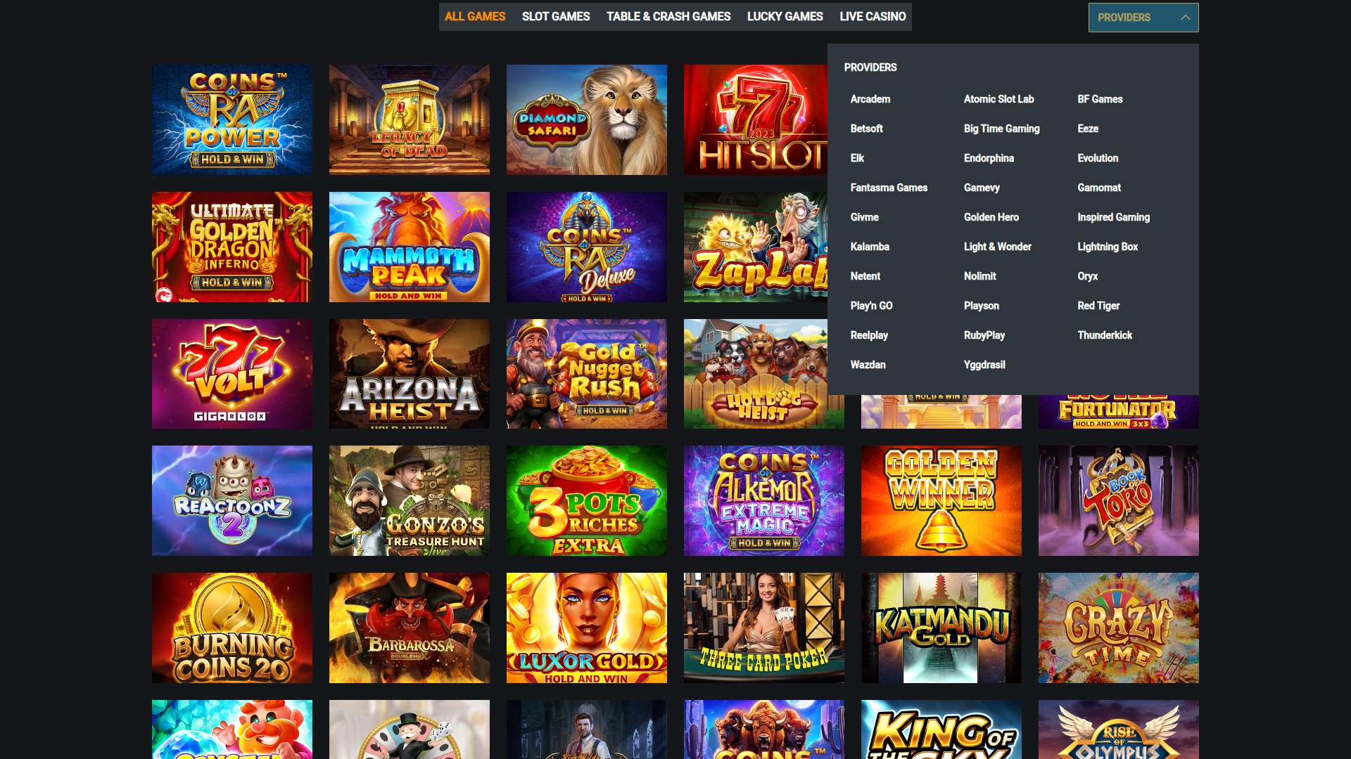 Betstro Casino Desktop Game Developers
