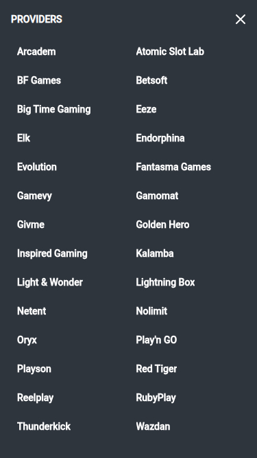 Betstro Casino Mobile Game Developers