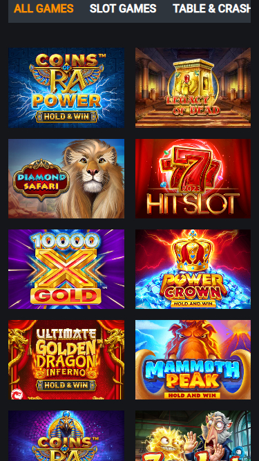 Betstro Casino Mobile Games