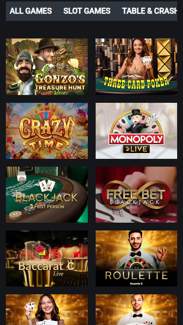 Betstro Casino Mobile Live Dealer