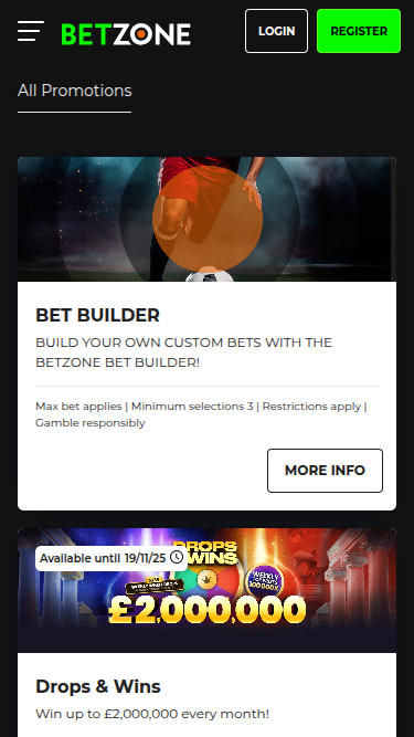 Betzone Casino Mobile Promotions