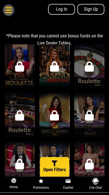 Big Dollar Casino Mobile Live Dealer