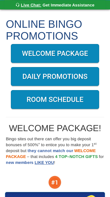 Bingo Billy Casino Mobile Promotions