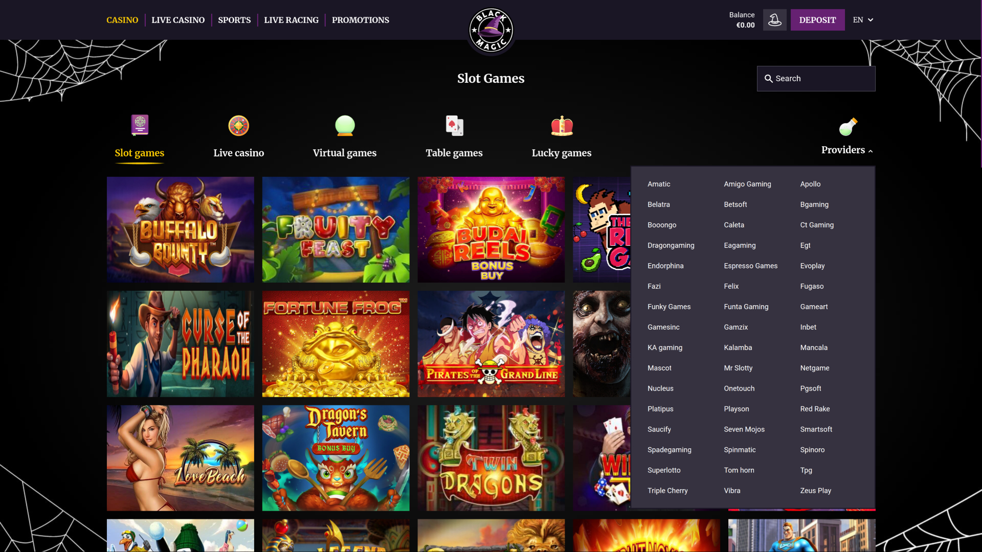 Black Magic Casino Desktop Game Developers