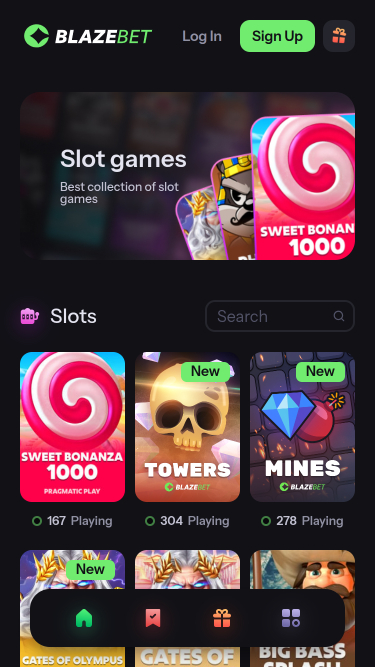 BlazeBet Casino Games Mobile