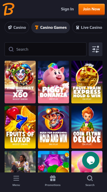BlazeSpins Casino Mobile Games