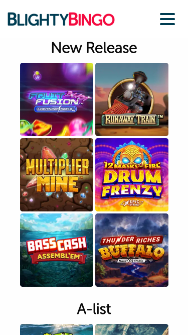Blighty Bingo Casino Mobile Games