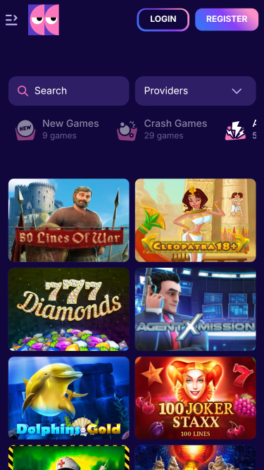 Games BlindLuck Casino for Mobile