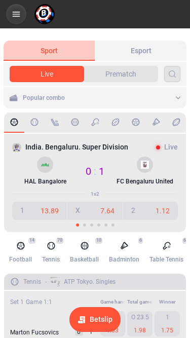 BruceBet Casino Mobile Sports