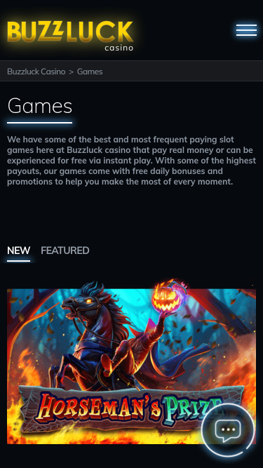 BuzzLuck Casino Mobile Games