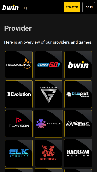 Bwin Casino Mobile Game Developers