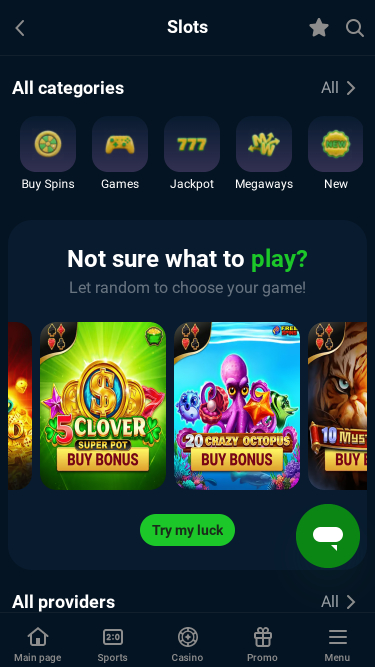 Calitoro Casino Mobile Games