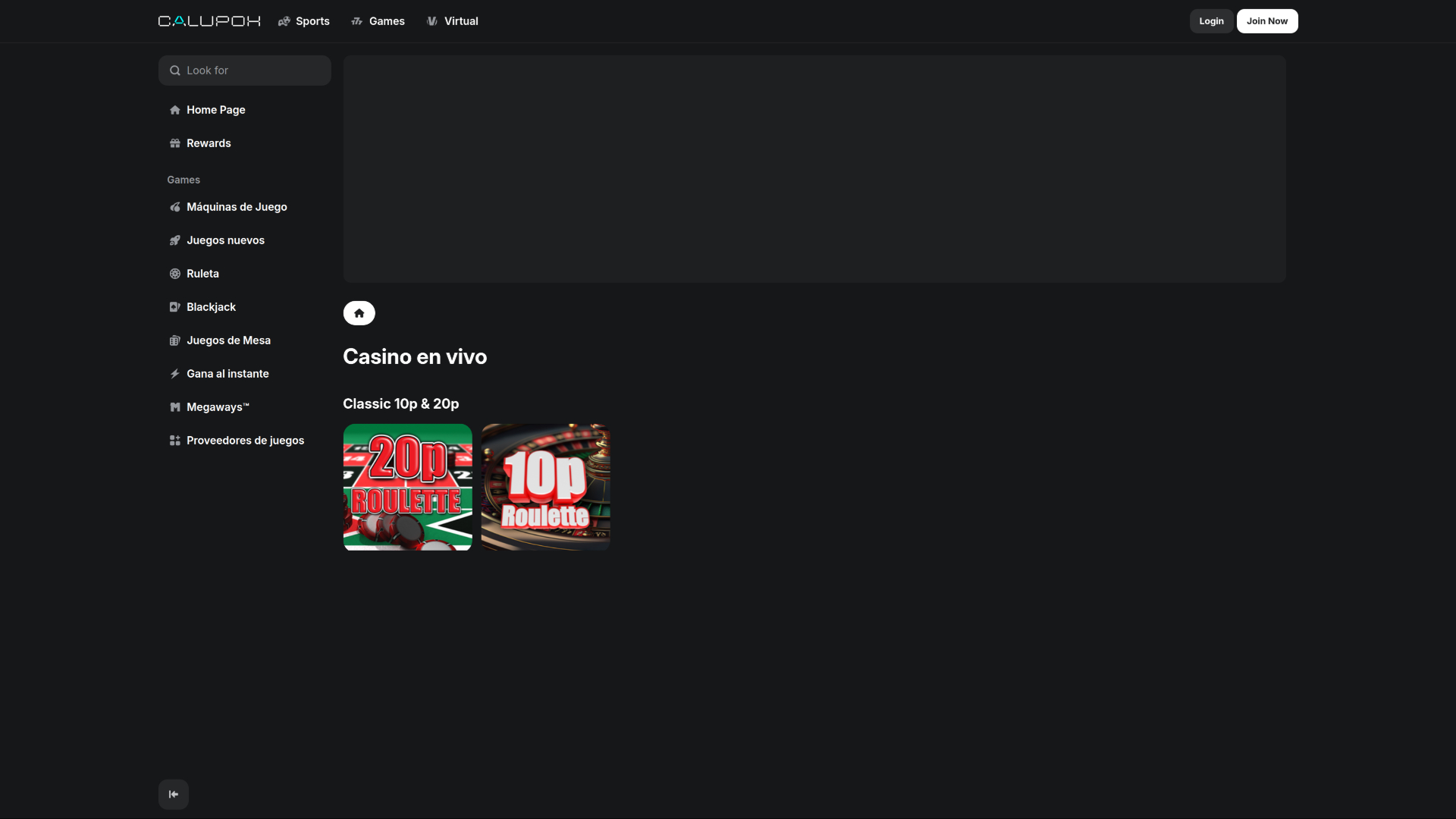 Calupoh Casino Desktop Live Dealer