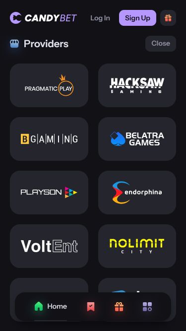 CandyBet Casino Mobile Game Developers