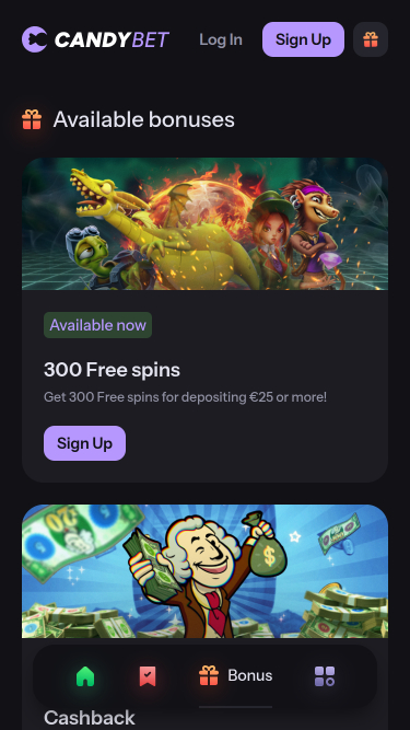 CandyBet Casino Mobile Promotions
