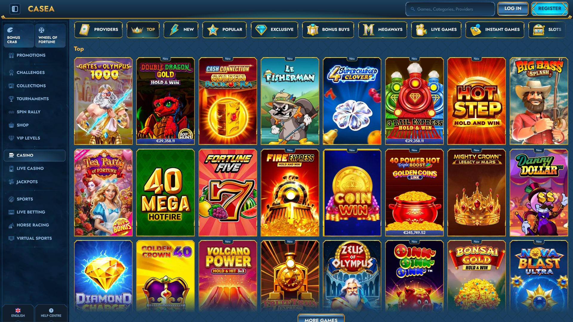 Casea Casino Games