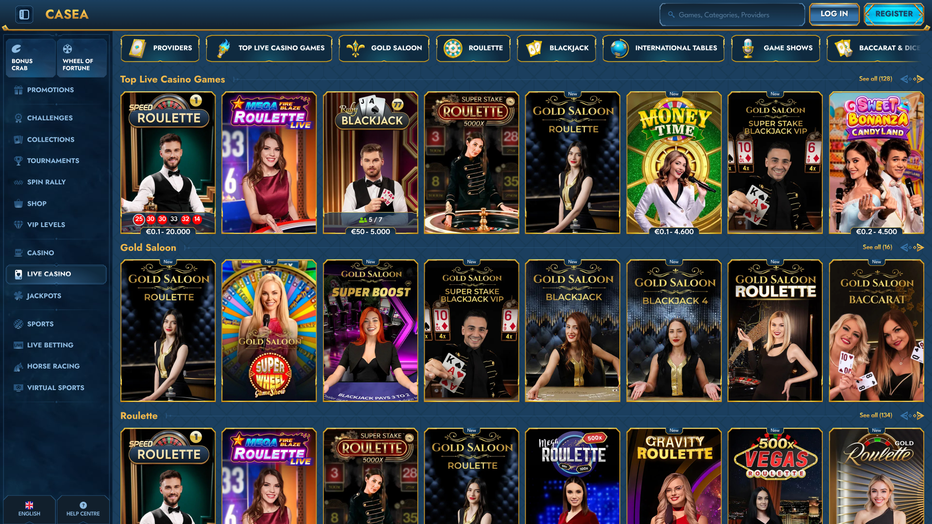 Casea Casino Live Dealer