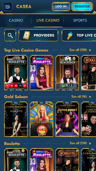Casea Casino Live Dealer