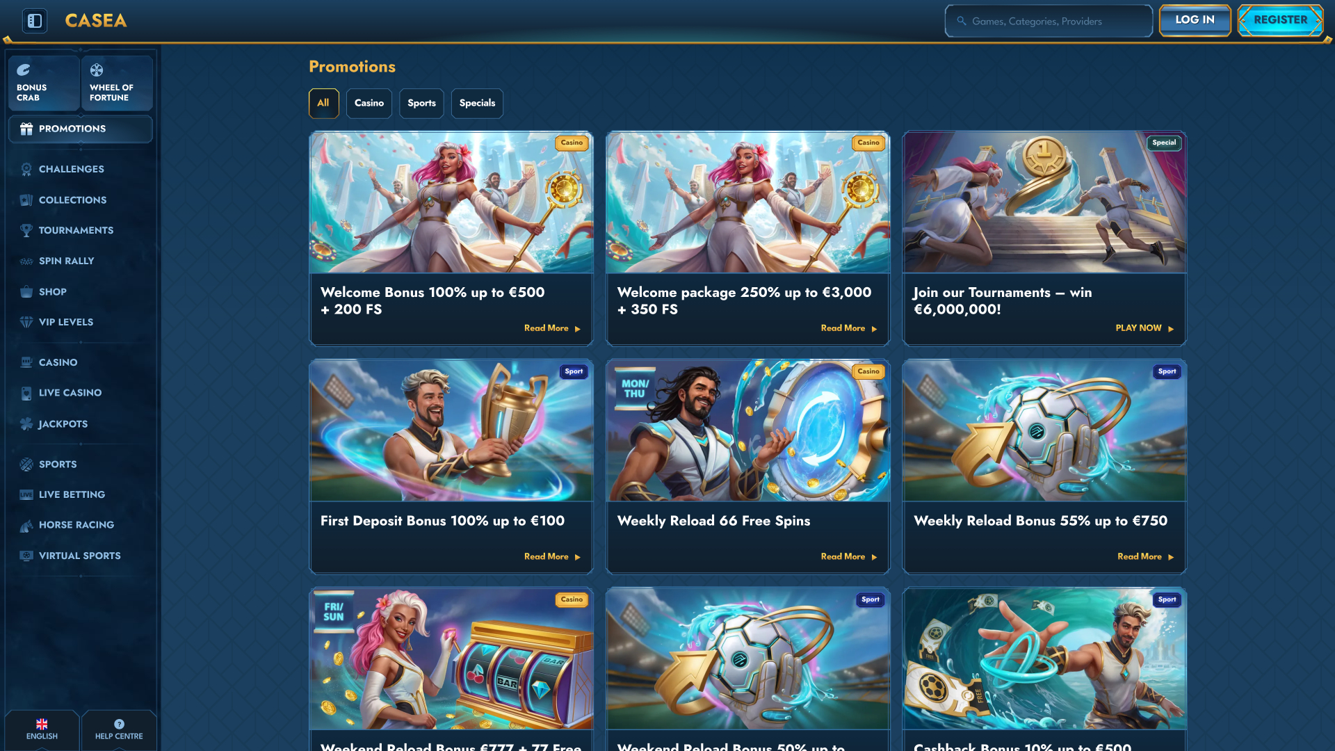 Casea Casino Promotions